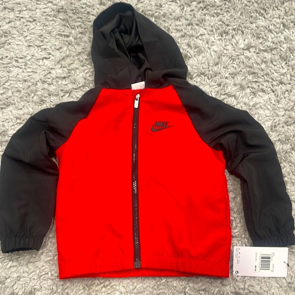 Nike Other - NWT Nike Dri-fit Rain Jacket. Color University Red/Black
